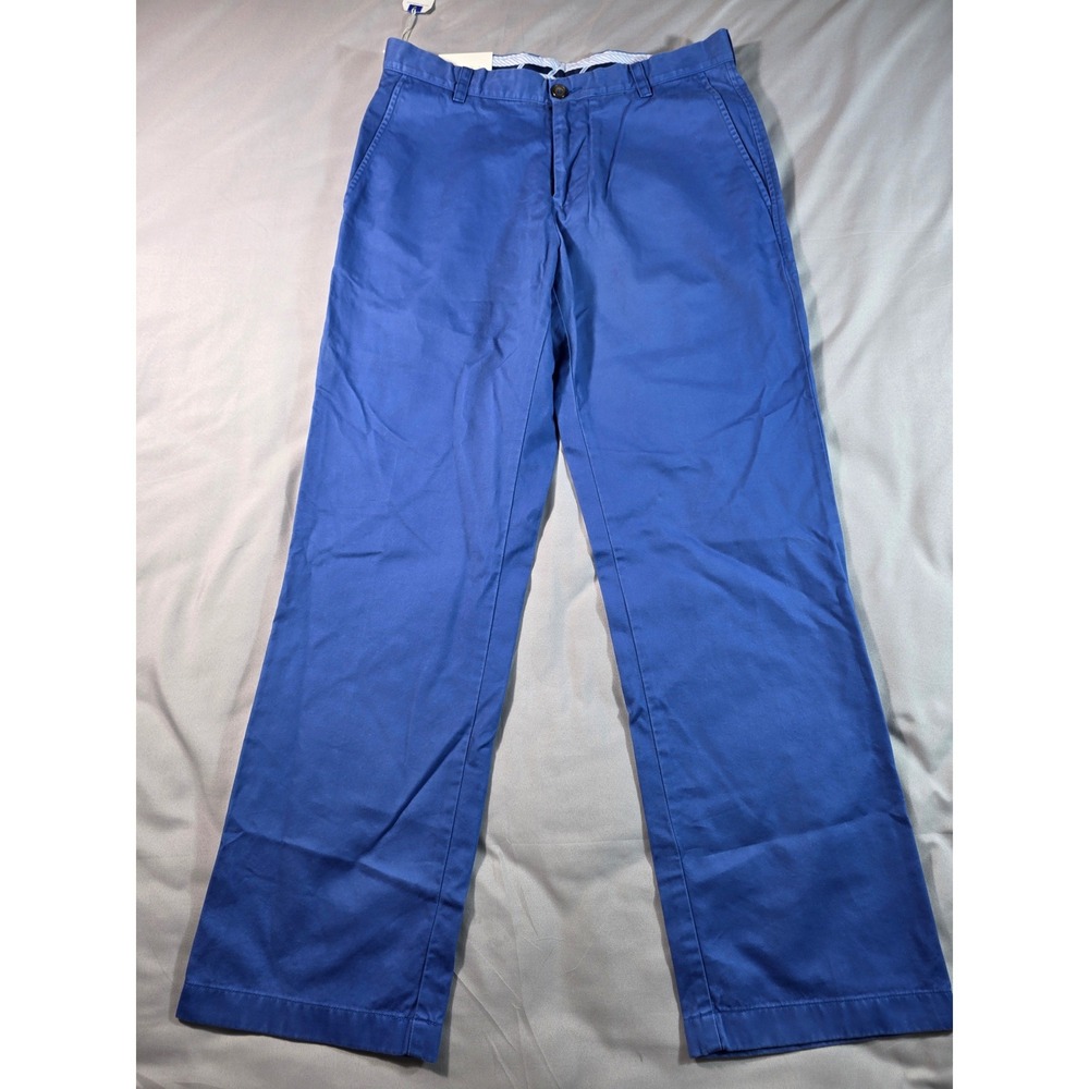 Southern Tide The Skipjack Chino Pants Mens 32x30 Blue Pima Cotton Trousers NEW
